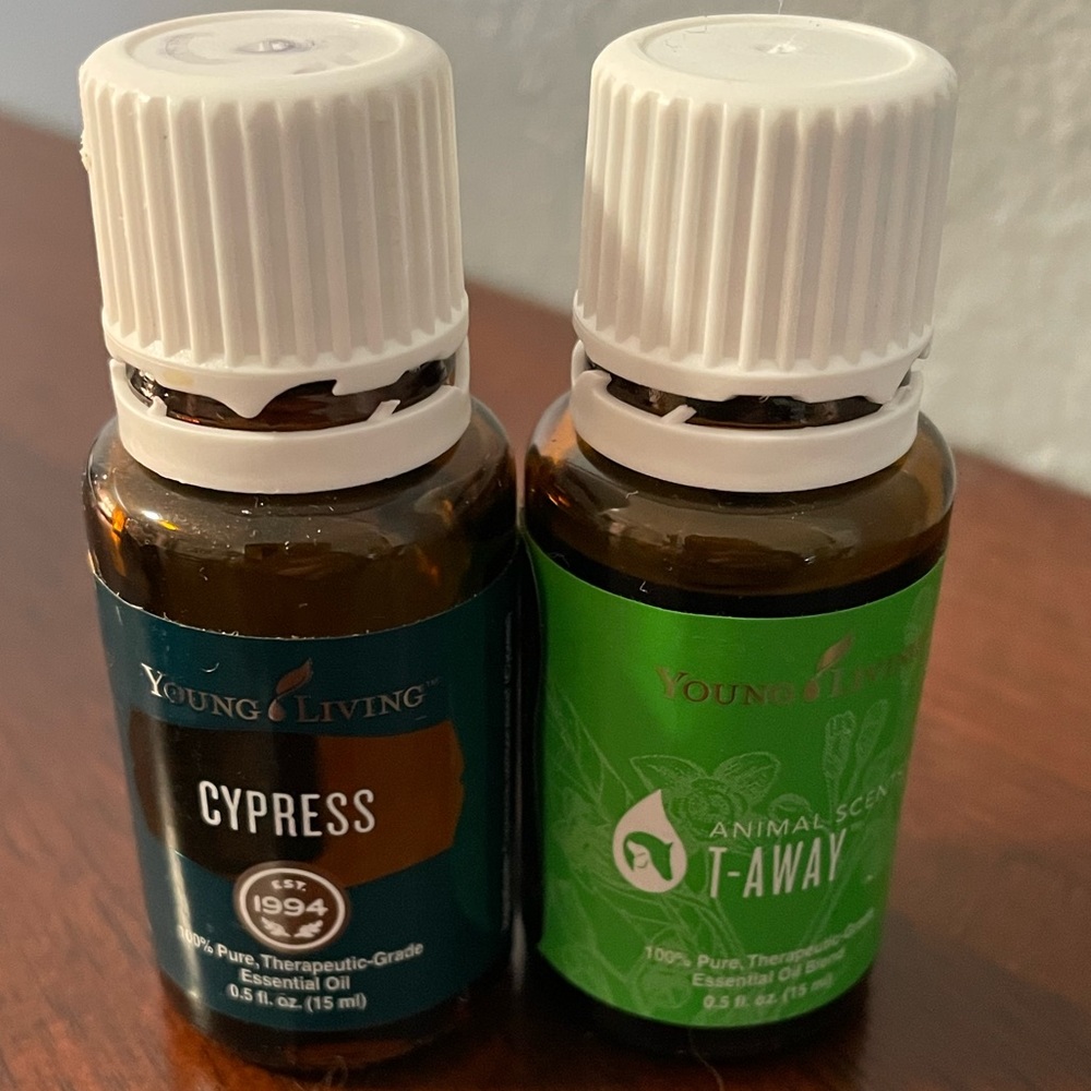 Young Living Cypress & T-Away Essential Oils